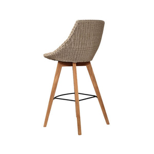 Bar Stools - Mahlia Outdoor Bar Stool (Set Of 2) Mushroom 66cm
