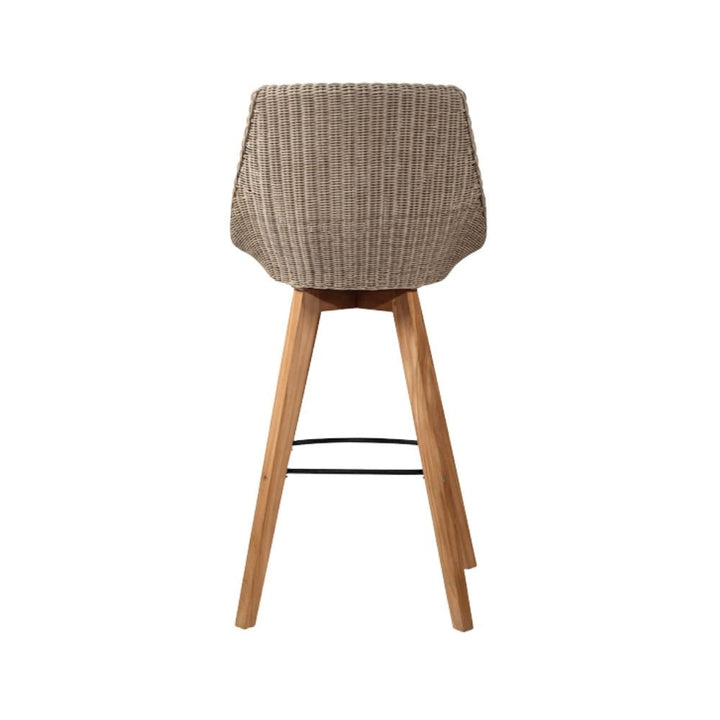 Bar Stools - Mahlia Outdoor Bar Stool (Set Of 2) Mushroom 66cm