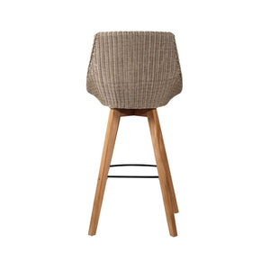 Bar Stools - Mahlia Outdoor Bar Stool (Set Of 2) Mushroom 66cm