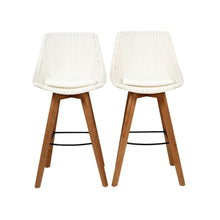 Load image into Gallery viewer, Bar Stools - Mahlia Outdoor Bar Stool (Set Of 2) White 66cm