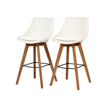 Load image into Gallery viewer, Bar Stools - Mahlia Outdoor Bar Stool (Set Of 2) White 66cm