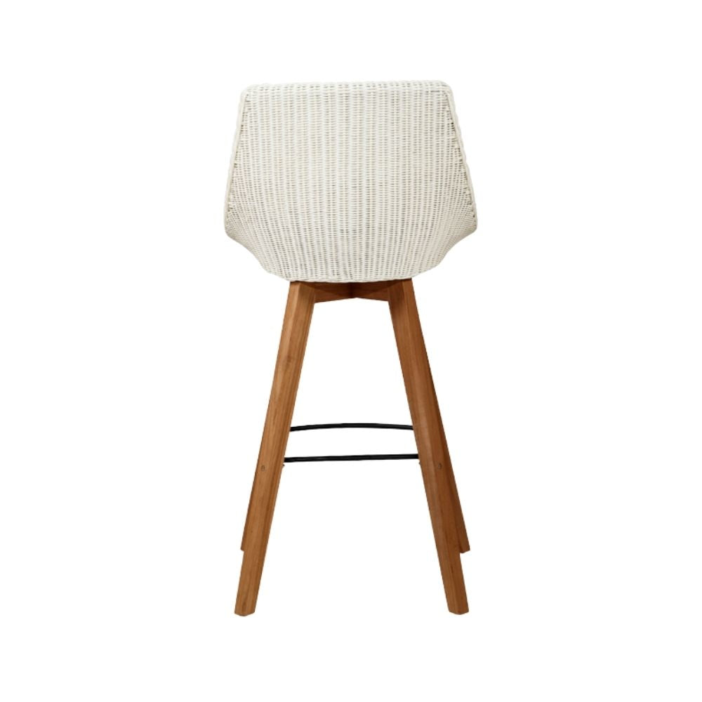Bar Stools - Mahlia Outdoor Bar Stool (Set Of 2) White 66cm