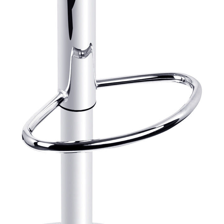 Bar Stools - Noel Leather Bar Stool Swivel (Set Of 2) White