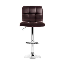 Load image into Gallery viewer, Bar Stools - Noel Leather Bar Stool Swivel (Set Of 4) Chocolate