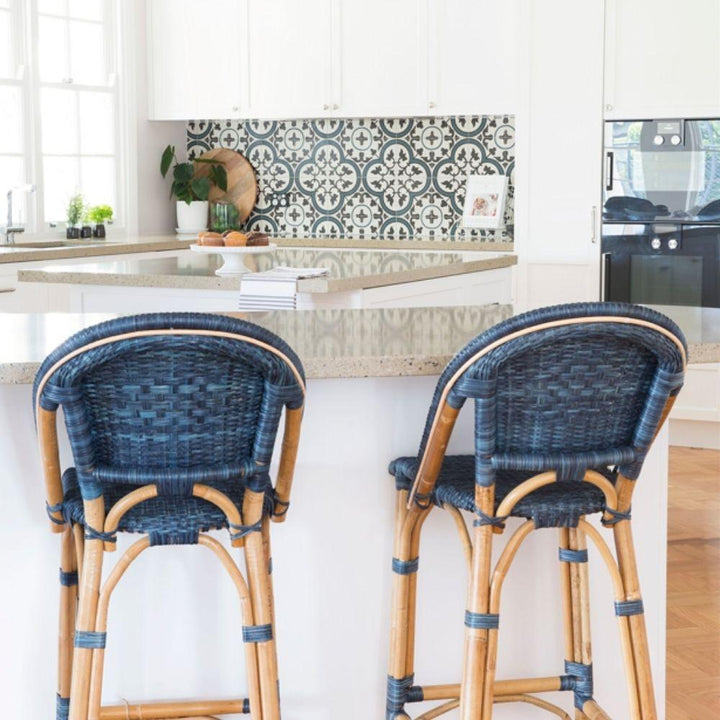 Bar Stools - Sorrento Rattan Bar Stool Oceania 67cm