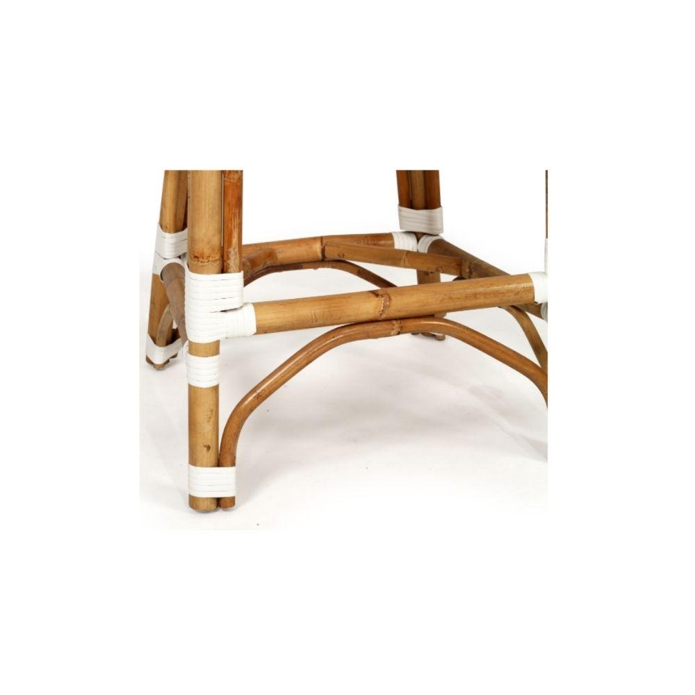Bar Stools - Sorrento Rattan Bar Stool White 67cm