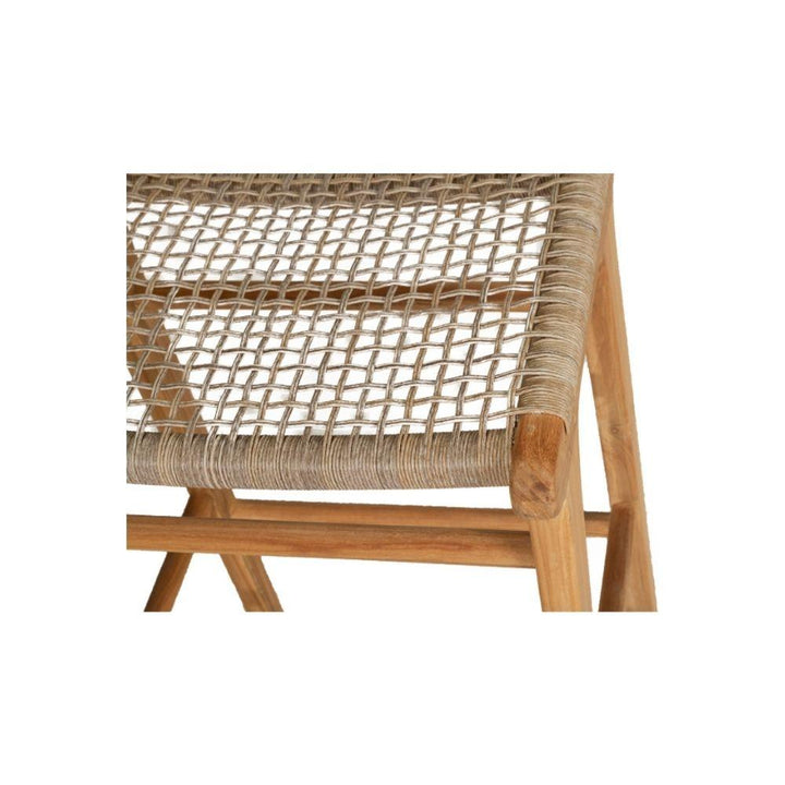 Bar Stools - Zen Wooden Bar Stool Backless Washed Grey 68cm