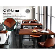 Load image into Gallery viewer, Bar Tables - Alex Industrial Bar Table Wood 103cm