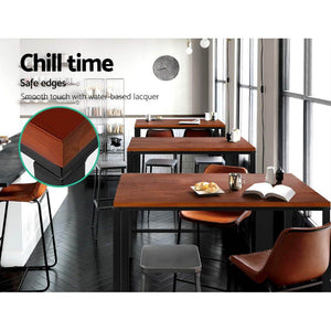 Bar Tables - Alex Industrial Bar Table Wood 103cm