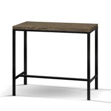 Load image into Gallery viewer, Bar Tables - Ash Industrial Bar Table Dark Wood
