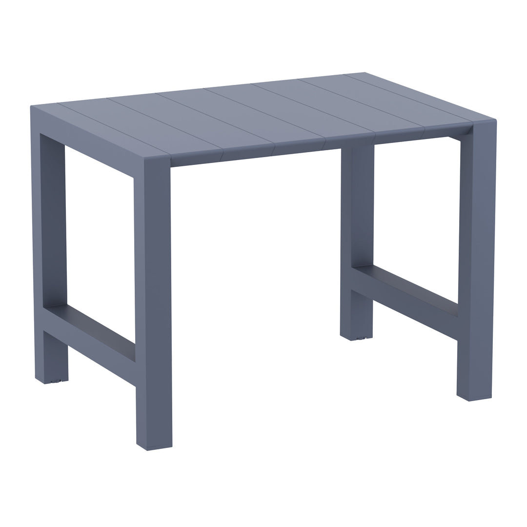 Outdoor Bar Table Sets - Chicago + Aero Outdoor Bar Set (5 Piece) Anthracite