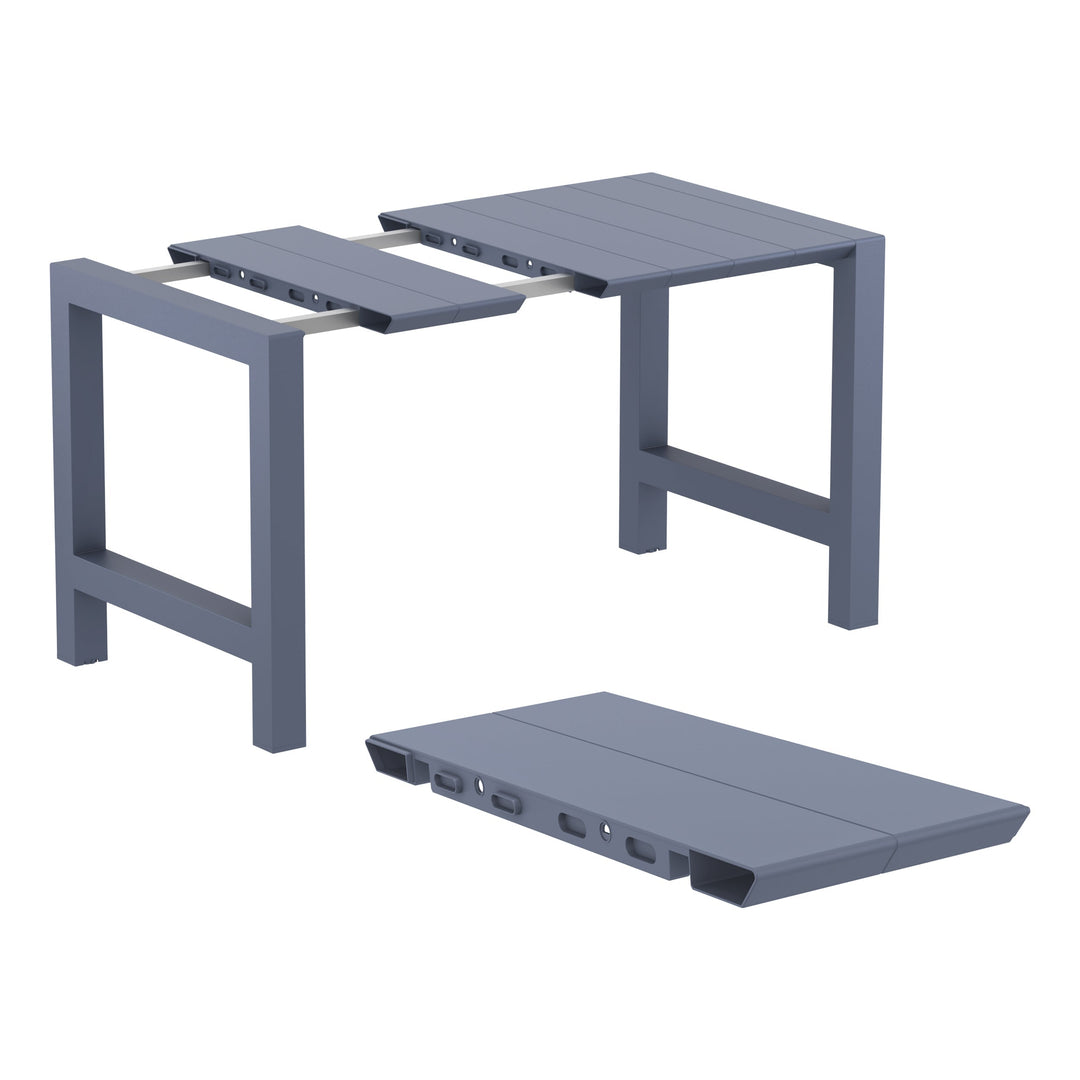 Outdoor Bar Table Sets - Chicago + Aero Outdoor Bar Set (5 Piece) Anthracite