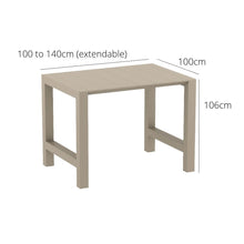 Load image into Gallery viewer, Bar Tables - Chicago Outdoor Bar Table Taupe 106cm
