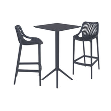 Load image into Gallery viewer, Bar Tables - Mika + Aero Outdoor Bar Set Anthracite 3 Piece