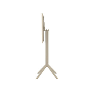 Bar Tables - Mika + Aero Outdoor Bar Set Taupe 3 Piece