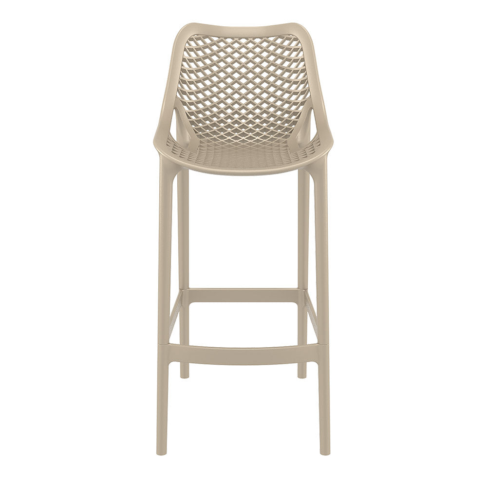Bar Tables - Mika + Aero Outdoor Bar Set Taupe 3 Piece