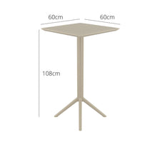 Load image into Gallery viewer, Bar Tables - Mika + Aero Outdoor Bar Set Taupe 3 Piece