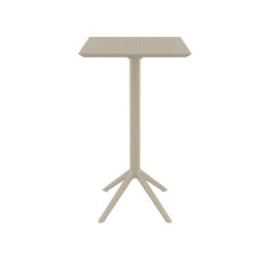Bar Tables - Mika + Aero Outdoor Bar Set Taupe 3 Piece