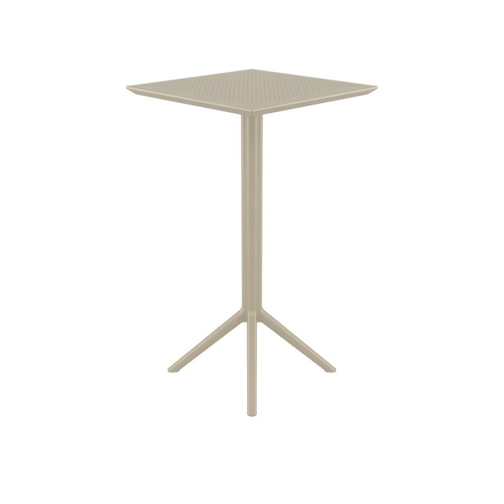 Bar Tables - Mika + Aero Outdoor Bar Set Taupe 3 Piece