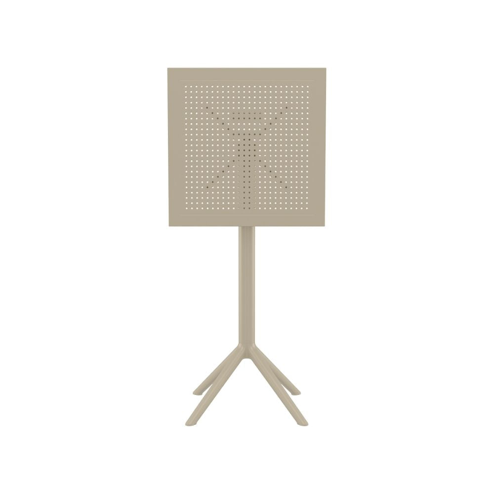 Bar Tables - Mika + Aero Outdoor Bar Set Taupe 3 Piece