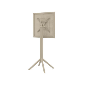 Bar Tables - Mika + Aero Outdoor Bar Set Taupe 3 Piece