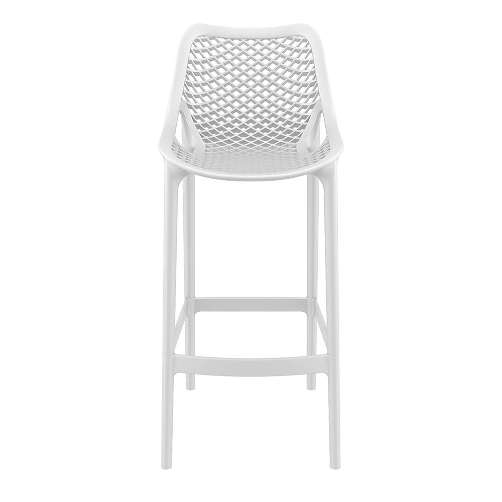 Bar Tables - Mika + Aero Outdoor Bar Set White 3 Piece