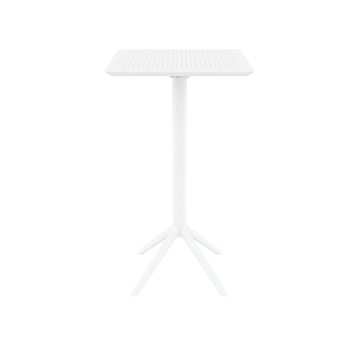 Bar Tables - Mika + Aero Outdoor Bar Set White 3 Piece