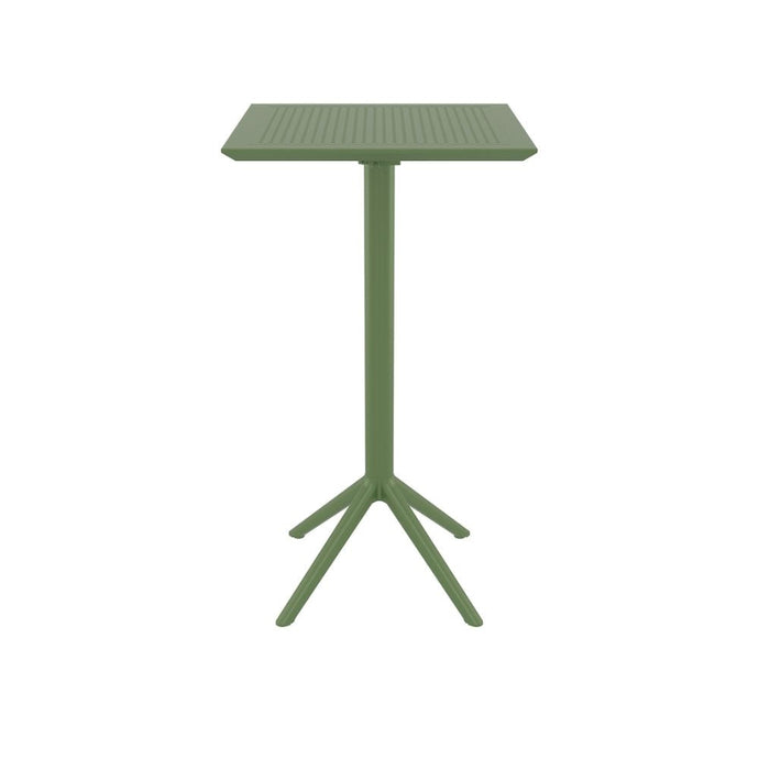 Bar Tables - Mika Outdoor Bar Table Olive Green 108cm