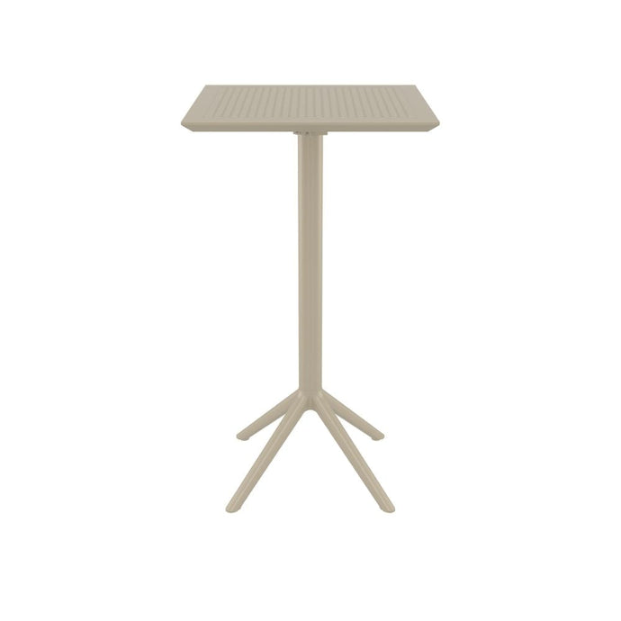 Bar Tables - Mika Outdoor Bar Table Taupe 108cm