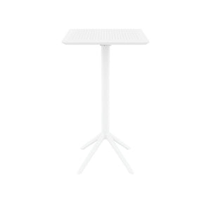 Bar Tables - Mika Outdoor Bar Table White 108cm